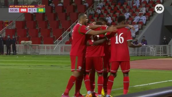 GOAL: Fawaz - Oman find the equaliser