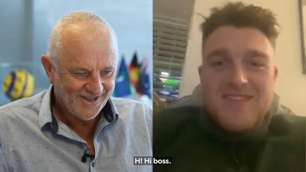 Harry Souttar presented with the 2021 Dylan Tombides Medal