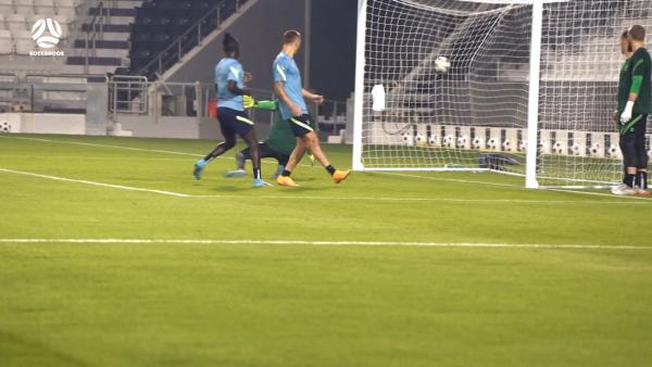 The ambient sounds of the Socceroos