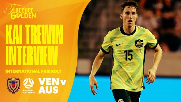 Kai Trewin reacts to making CommBank #Socceroos debut 