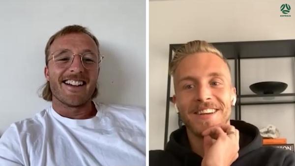 Rhyan Grant and James Jeggo relive Socceroos debut v Lebanon in 2018