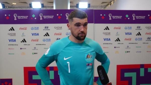 Mat Ryan | FIFA World Cup Qatar 2022 | Post-Match Interview Australia v Denmark