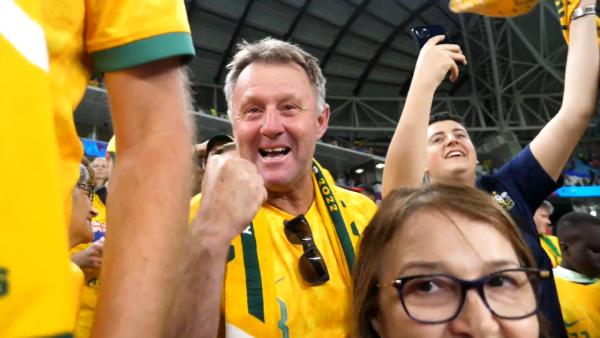 Socceroos' family and friends celebrate progression to Round of 16