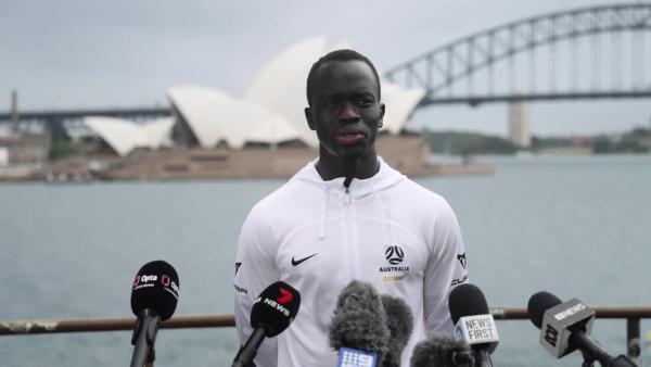 Awer Mabil | Press Conference | Australia vs Ecuador