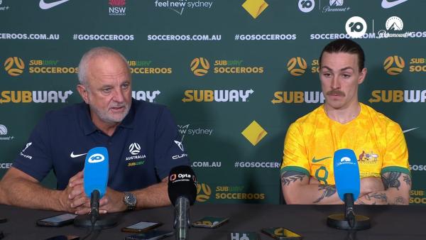 Graham Arnold & Jackson Irvine | Press Conference | Australia vs Ecuador