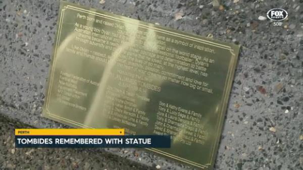 Tombides statue unveiled in Perth
