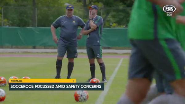 Socceroos on task in Singapore