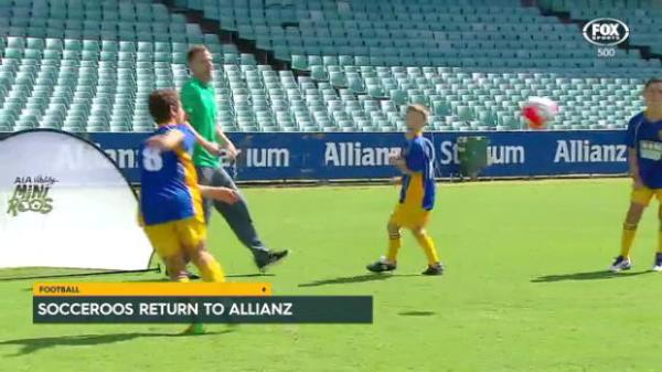 Socceroos return to Allianz