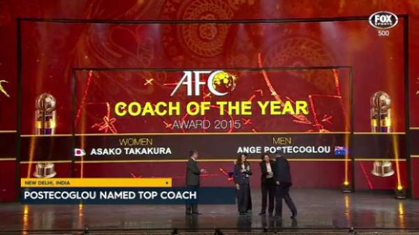 Ange named AFC's top coach