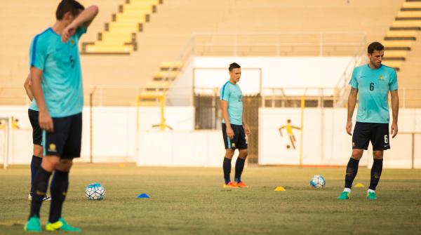 Socceroos training