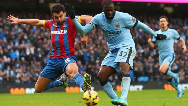 Jedinak's Crystal Palace will tackle Yaya Toure's Manchester City in the Capital One Cup.