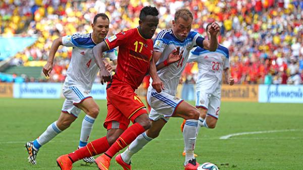 Belgium's Divock Origi came off the bench to score the winner against Russia.