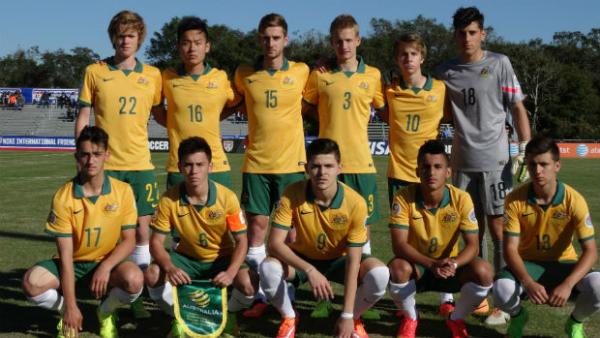 The Joeys starting XI that took on Brazil.