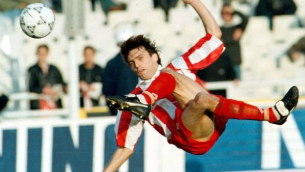 Chris Kalantzis in action during his playing days. Source: Dunbar Rovers.