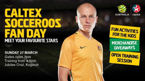 Caltex Socceroos Sydney Fan Day