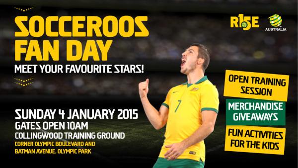 The Socceroos will host a Fan Day in Melbourne ahead of their AFC Asian Cup campaign.