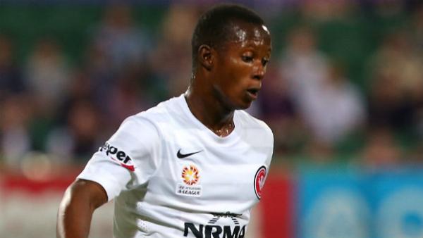 Western Sydney Wanderers' Alusine Fofanah.