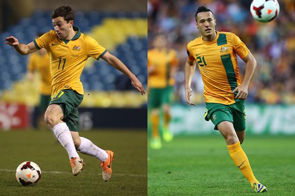 Tommy Oar and Jason Davidson are part of the next generation of Socceroos hoping to make their mark at the World Cup.