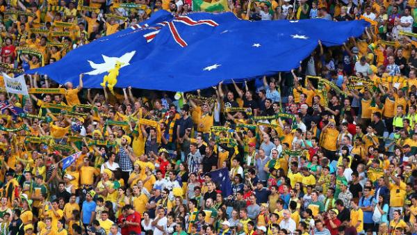 Socceroos supporters at January's AFC Asian Cup final.