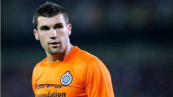 Mat Ryan in goals for Club Brugge in the Europa League.