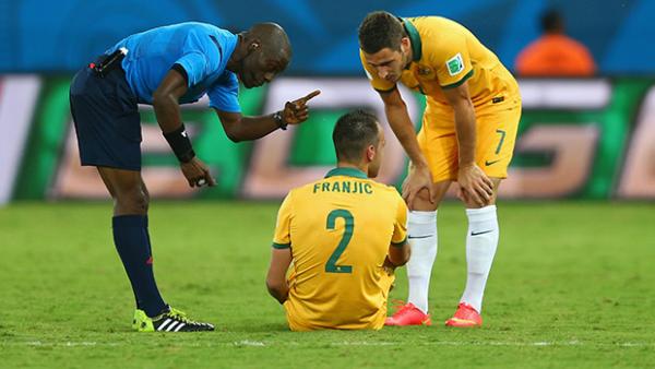 Scans have confirmed Socceroos defender Ivan Franjic tore his hamstring against Chile.