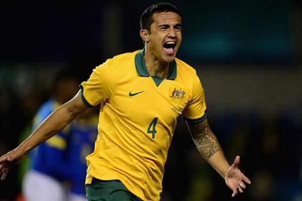 Tim Cahill will be charged with leading the line of an inexperienced Socceroos at the World Cup