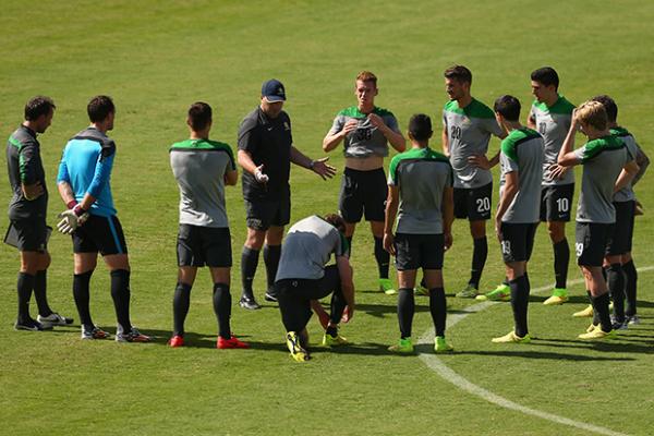 The Socceroos heed some words of advice from coach Ange Postecoglou.