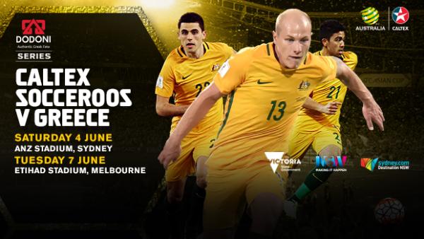 The Caltex Socceroos' friendlies against Greece will be known as The Dodoni Series.
