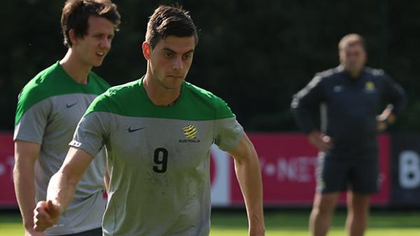 Tomi Juric was one of four Hyundai A-League players selected in the Socceroos squad.