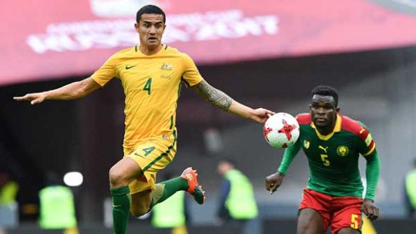 Caltex Socceroos striker Tim Cahill pointed to a more composed performance by Australia in their 1-1 draw with Cameroon.