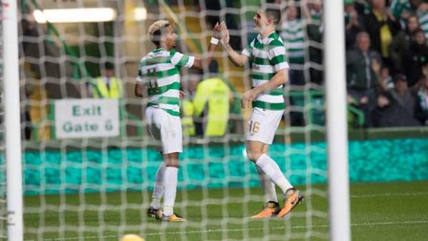Caltex Socceroos playmaker Tommy Rogic has played a full part in Celtic's 5-0 demolition of fellow Premier League side Kilmarnock in the Scottish League Cup.
