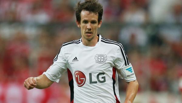 Robbie Kruse was involved in Leverkusen's Champions League win overnight.