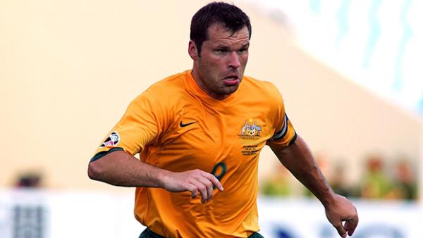 Mark Viduka in action for the Socceroos during the 2007 Asian Cup.