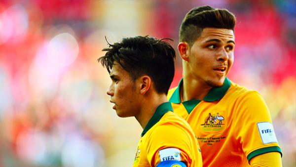 Joe Caletti and Panos Armenakas were part of an impressive Joeys outfit that earned a draw against Mexico