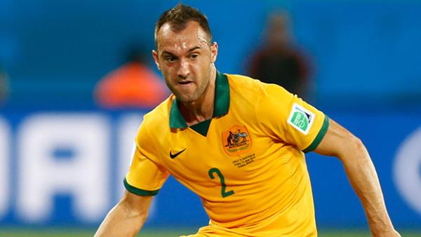 Franjic during his World Cup debut against Chile.