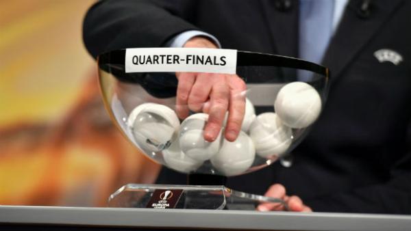 The quarter-final draw of the Europa League was conducted in Switzerland overnight.