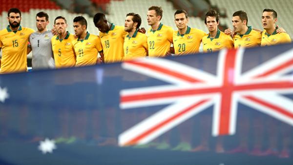 The Socceroos ahead of their international against UAE.