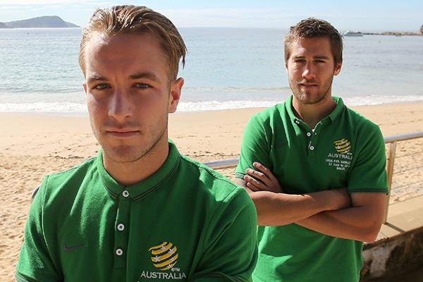 Jets youngsters Adam Taggart and Josh Brillante are desperate to make Australia's World Cup squad.
