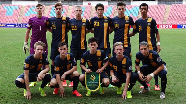 The Joeys starting XI that defeated Hong Kong 2-0 earlier in the tournament.