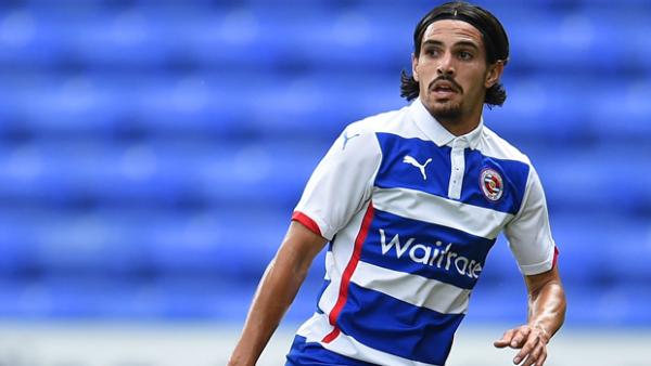 Ryan Edwards in action for Reading in 2014.