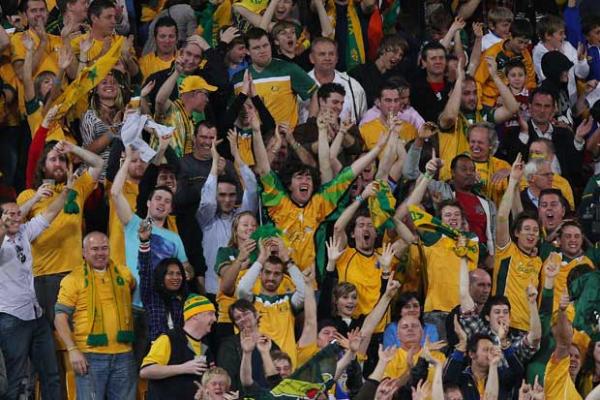 No 1 cap presented at Socceroos v Japan match
