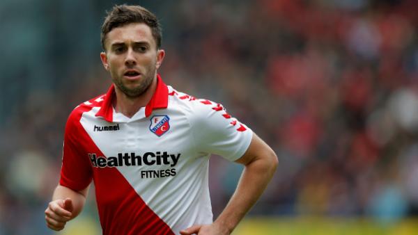 Tommy Oar in action for his Dutch club FC Utrecht.