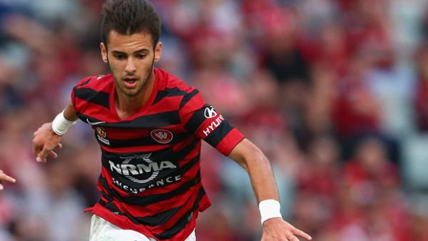 Wanderers forward Steve Kuzmanovski netted for the Young Socceroos against Panama.