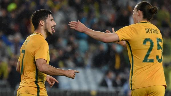 Cue celebrations amongst the Socceroos players, who felt the goal was no less than they deserved.