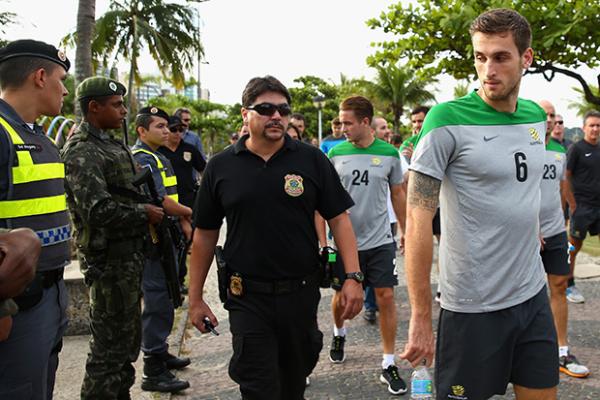 Matthew Spiranovic is more use to being the one keeping guard in central defence.