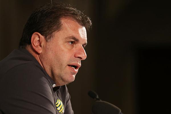 Socceroos coach Ange Postecoglou has announced Australia's squad for the 2014 FIFA World Cup.