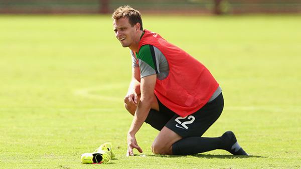 Defender Alex Wilkinson is a likely starter for the Socceroos against Chile.