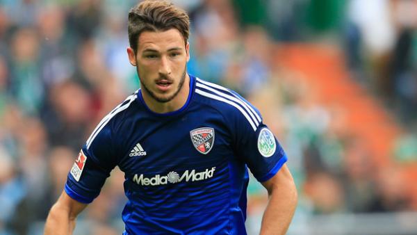 Mathew Leckie on the ball during FC Ingolstadt's 1-0 win over Werder Bremen.