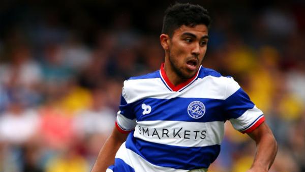 Massimo Luongo on the ball during QPR's pre-season clash against Watford.