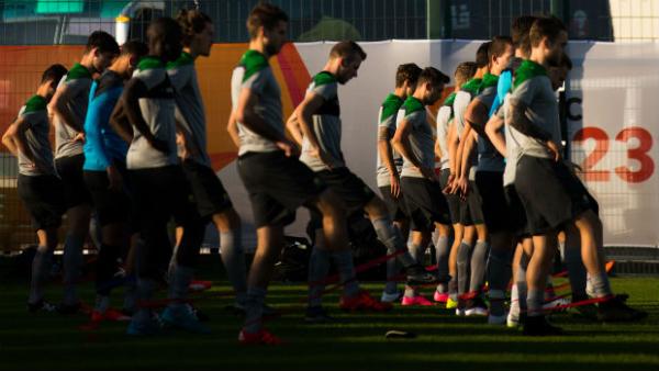 The Olyroos train in Doha ahead of their AFC U-23 Championship opener.
